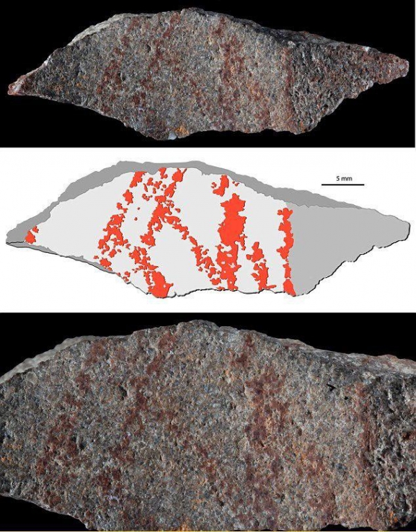 نقاشی بر روی سنگ با قدمت 73 هزار سال