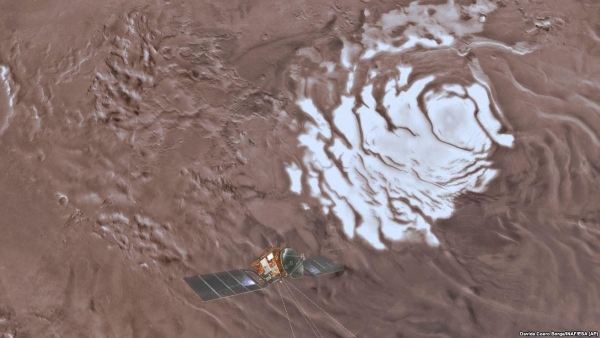دریاچه ای در مریخ